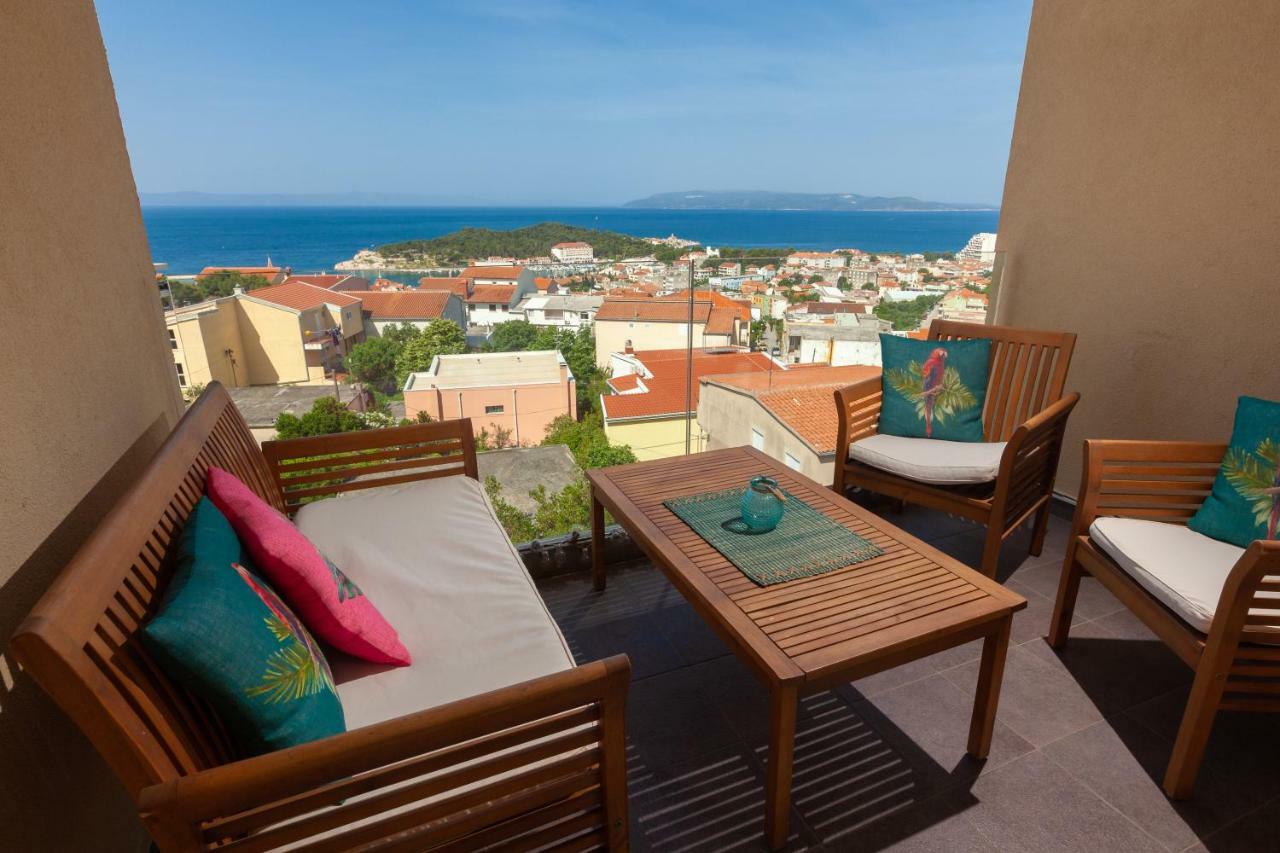 Anicas Panoramic Sea Weue Appartement Makarska Buitenkant foto